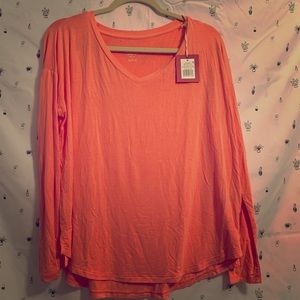 Sunbeam Pink Mossimo Long Sleeve Tee